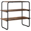 Konsolbord Røget eg 60 x 41 x 75 cm Konstrueret træ