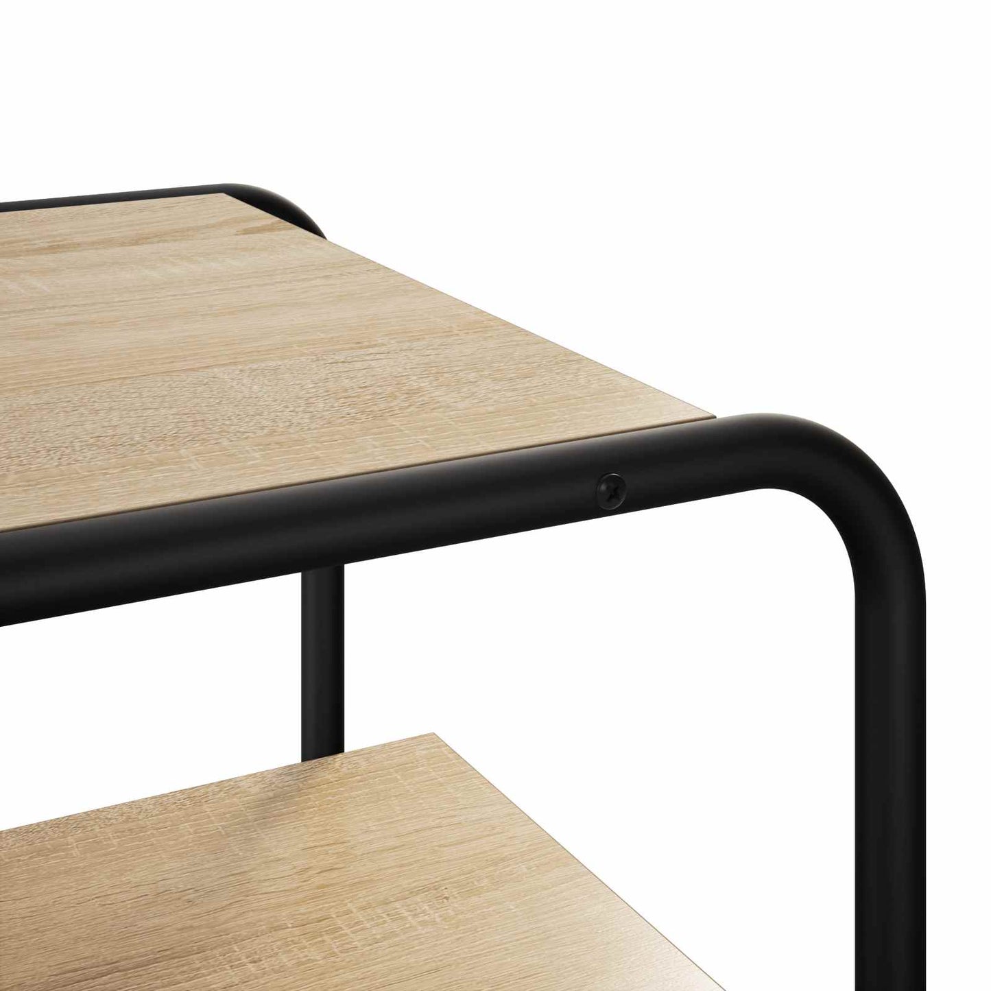 Konsolbord Sonoma-eg 80 x 41 x 75 cm Konstrueret træ