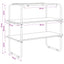 Konsolbord Sonoma-eg 80 x 41 x 75 cm Konstrueret træ