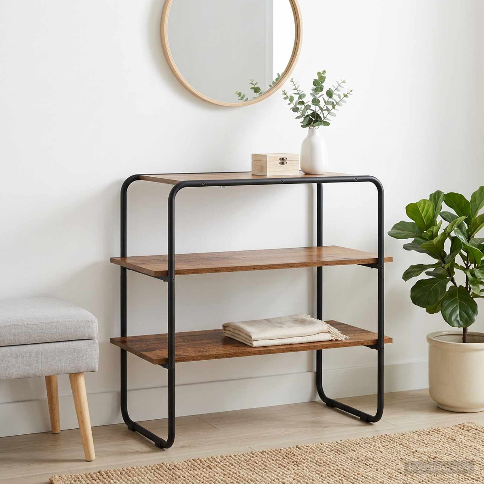 Konsolbord Gammelt træ 80 x 41 x 75 cm Konstrueret træ billede