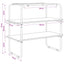 Konsolbord Sort eg 100 x 41 x 75 cm Konstrueret træ