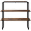 Konsolbord Røget eg 100 x 41 x 75 cm Konstrueret træ