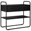 Konsolbord Sort eg 80 x 40 x 75 cm Konstrueret træ