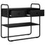 Konsolbord Sort eg 80 x 40 x 75 cm Konstrueret træ