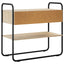 Konsolbord Sonoma-eg 80 x 40 x 75 cm Konstrueret træ