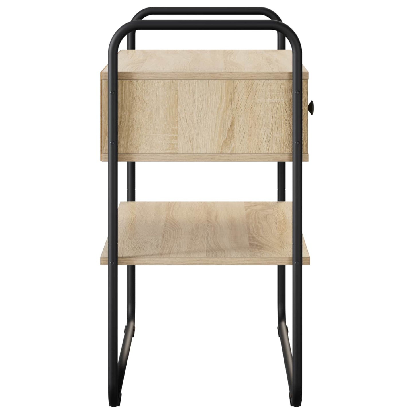 Konsolbord Sonoma-eg 80 x 40 x 75 cm Konstrueret træ