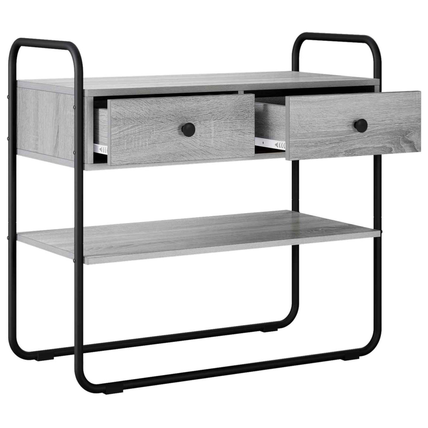 Konsolbord Grå Sonoma 80 x 40 x 75 cm Konstrueret træ