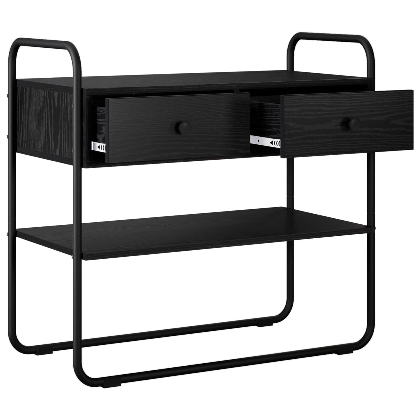 Konsolbord Sort eg 100 x 40 x 75 cm Konstrueret træ