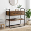 Konsolbord Røget eg 100 x 40 x 75 cm Konstrueret træ