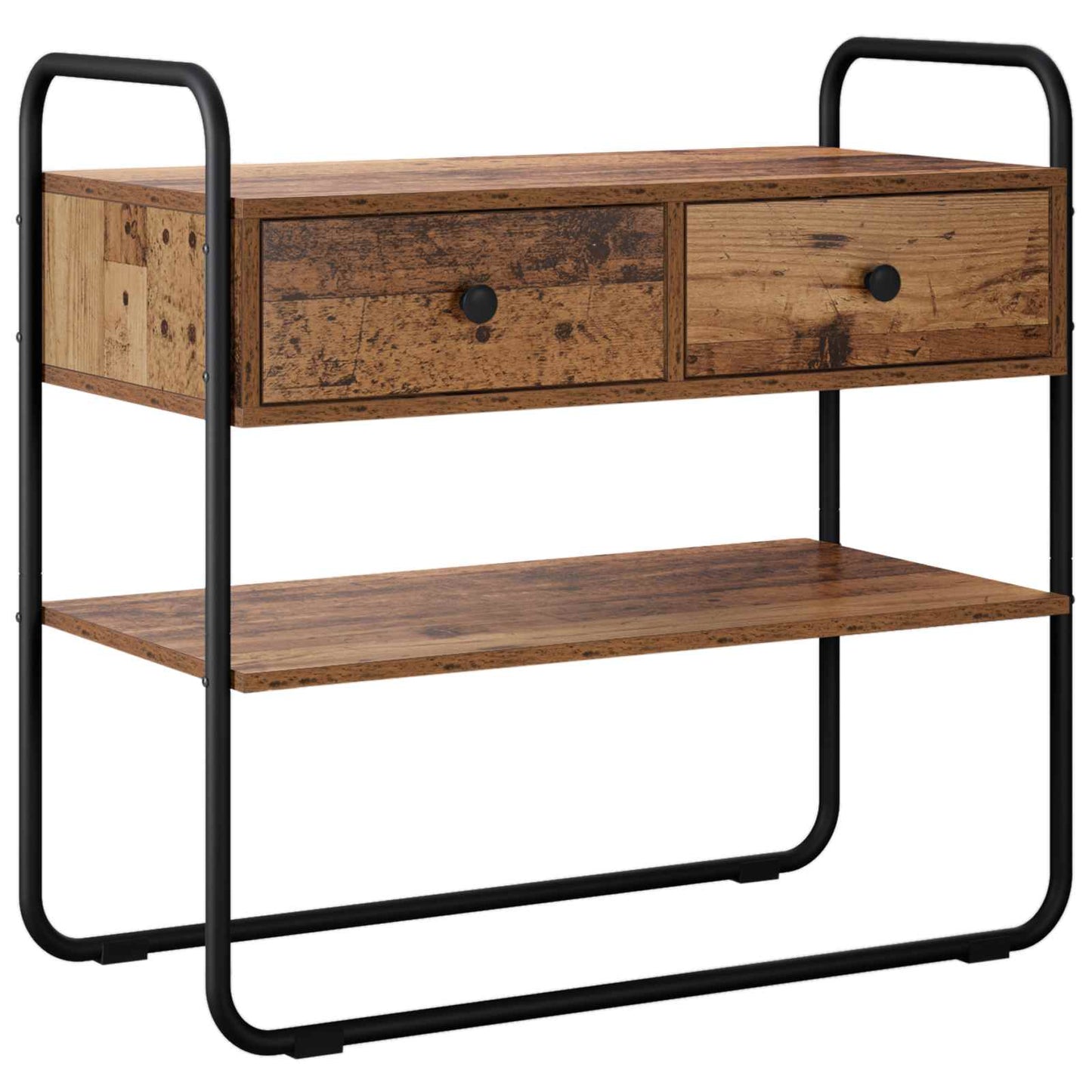 Konsolbord Gammelt træ 100 x 40 x 75 cm Konstrueret træ