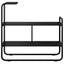 Konsolbord Sort eg 80 x 35 x 75 cm Konstrueret træ