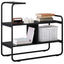 Konsolbord Sort eg 80 x 35 x 75 cm Konstrueret træ