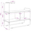 Konsolbord Sort eg 80 x 35 x 75 cm Konstrueret træ