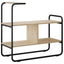 Konsolbord Sonoma-eg 80 x 35 x 75 cm Konstrueret træ