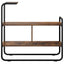 Konsolbord Røget eg 80 x 35 x 75 cm Konstrueret træ