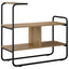Konsolbord Artisan-eg 80 x 35 x 75 cm Konstrueret træ