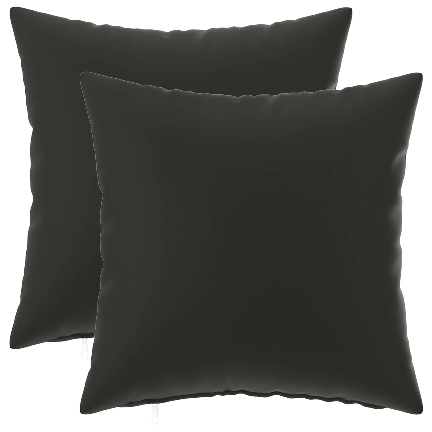 Pudebetræk 2 pcs HEERLEN Sort 30 x 30 cm Polyester