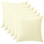 Pudebetræk 6 pcs HEERLEN Cremefarvet 30 x 30 cm Polyester