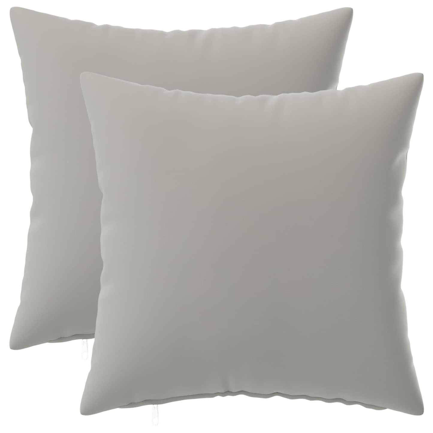 Pudebetræk 2 pcs HEERLEN Grå 30 x 30 cm Polyester