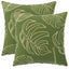 Pudebetræk 2 pcs HEERLEN Bladdesign 30 x 30 cm Polyester