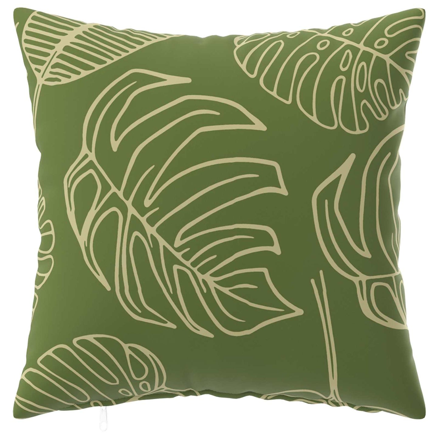 Pudebetræk 6 pcs HEERLEN Bladdesign 30 x 30 cm Polyester