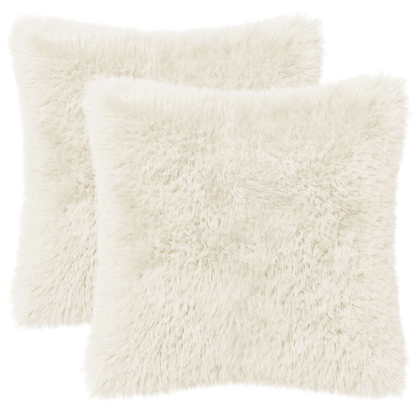 Pudebetræk 2 pcs HEERLEN Hvid 30 x 30 cm PV Fleece