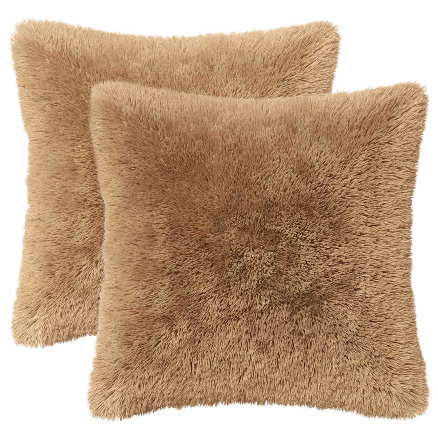 Pudebetræk 2 pcs HEERLEN Gråbrun 30 x 30 cm PV Fleece