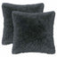 Pudebetræk 2 pcs HEERLEN Antracit 30 x 30 cm PV Fleece