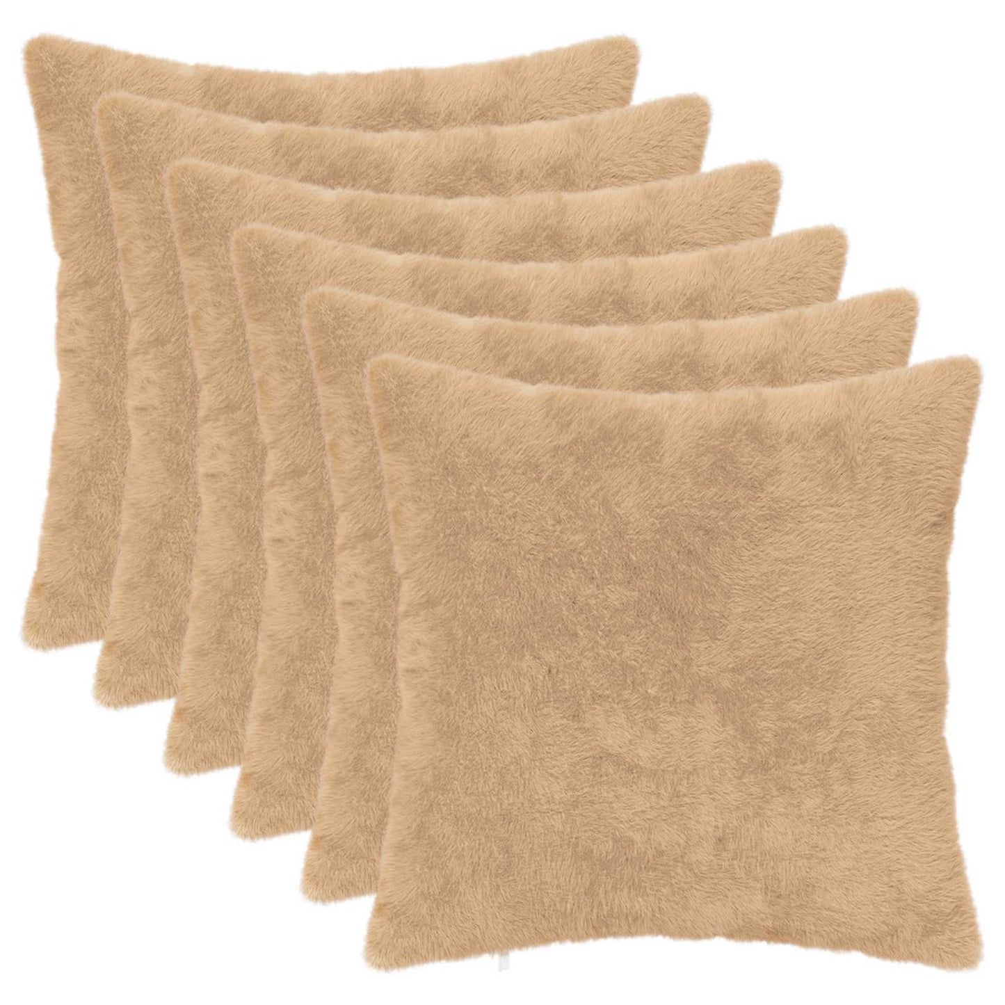 Pudebetræk 6 stk. HEERLEN Cremefarvet 30 x 30 cm