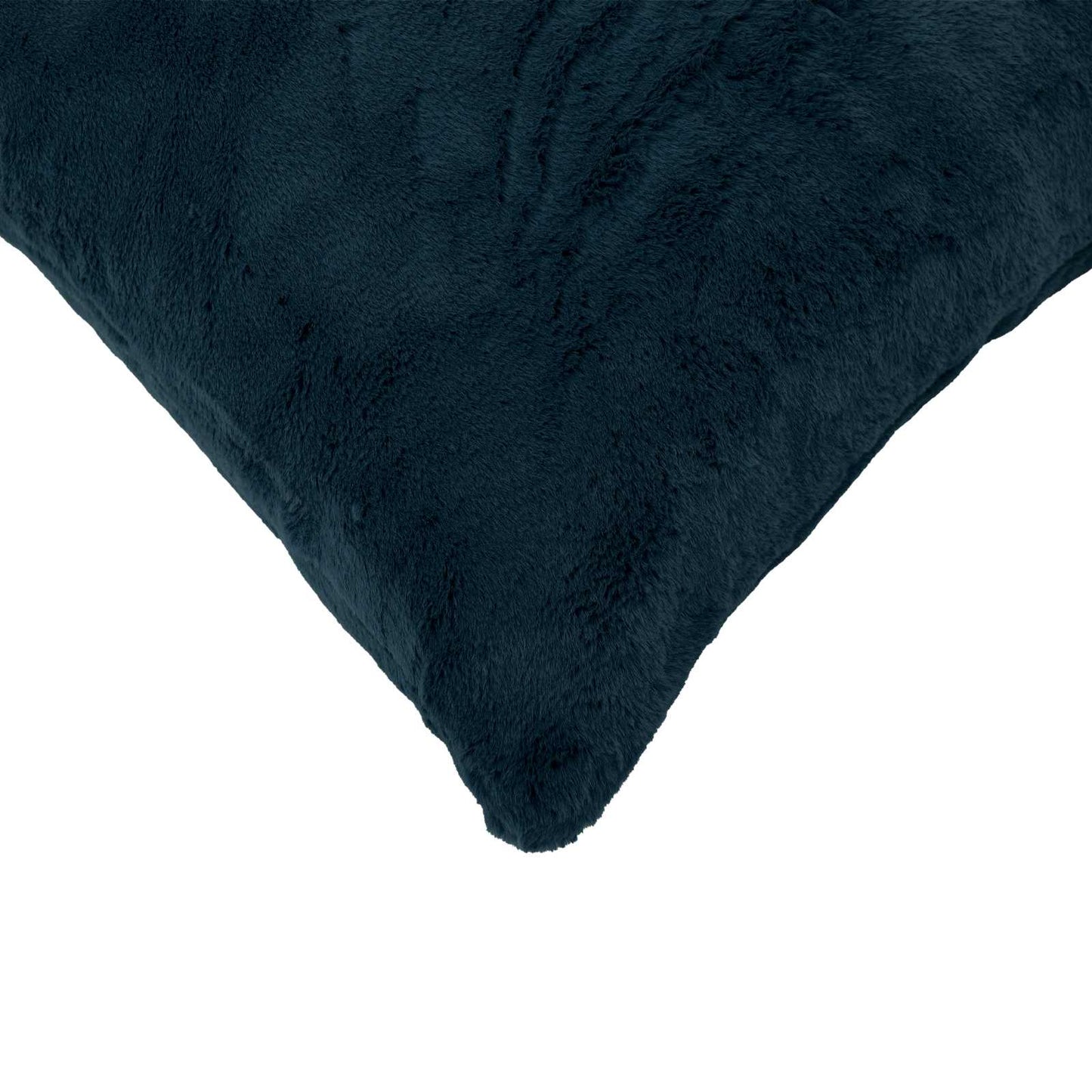Pudebetræk 6 stk. HEERLEN Mørkeblå 30 x 30 cm Faux Kanin Pels