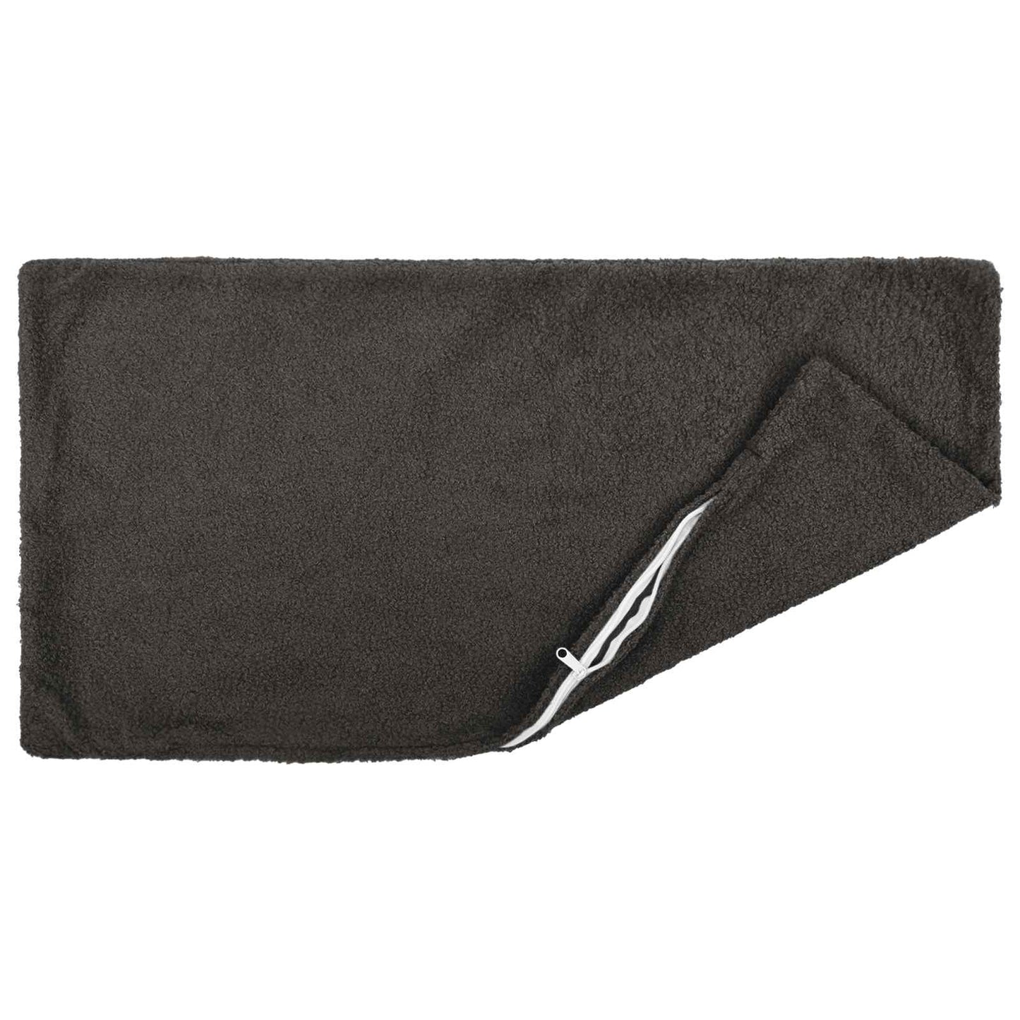 Pudebetræk 6 pcs HEERLEN Mørkegrå 30 x 50 cm Bouclé