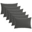 Pudebetræk 6 pcs HEERLEN Antracit 30 x 50 cm Polyester