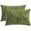 Pudebetræk 2 pcs HEERLEN Bladdesign 30 x 50 cm Polyester