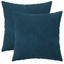 Pudebetræk 2 pcs HEERLEN Blå 35 x 35 cm Fløjl