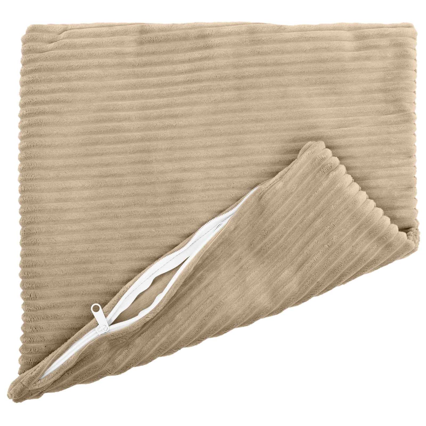 Pudebetræk 2 pcs HEERLEN Gråbrun 35 x 35 cm cordfløjl