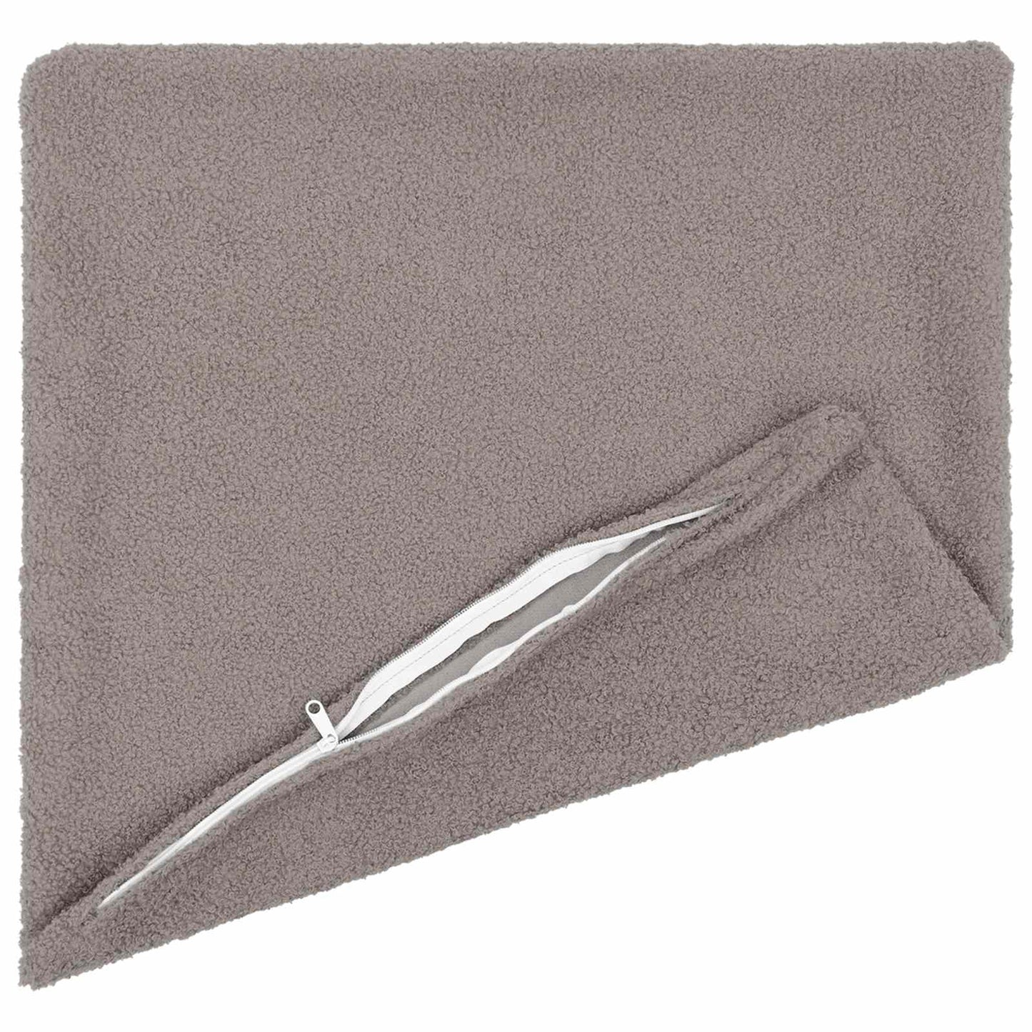 Pudebetræk 6 pcs HEERLEN Lysegrå 35 x 35 cm Bouclé