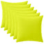 Pudebetræk 6 pcs HEERLEN Lys grøn 35 x 35 cm Polyester