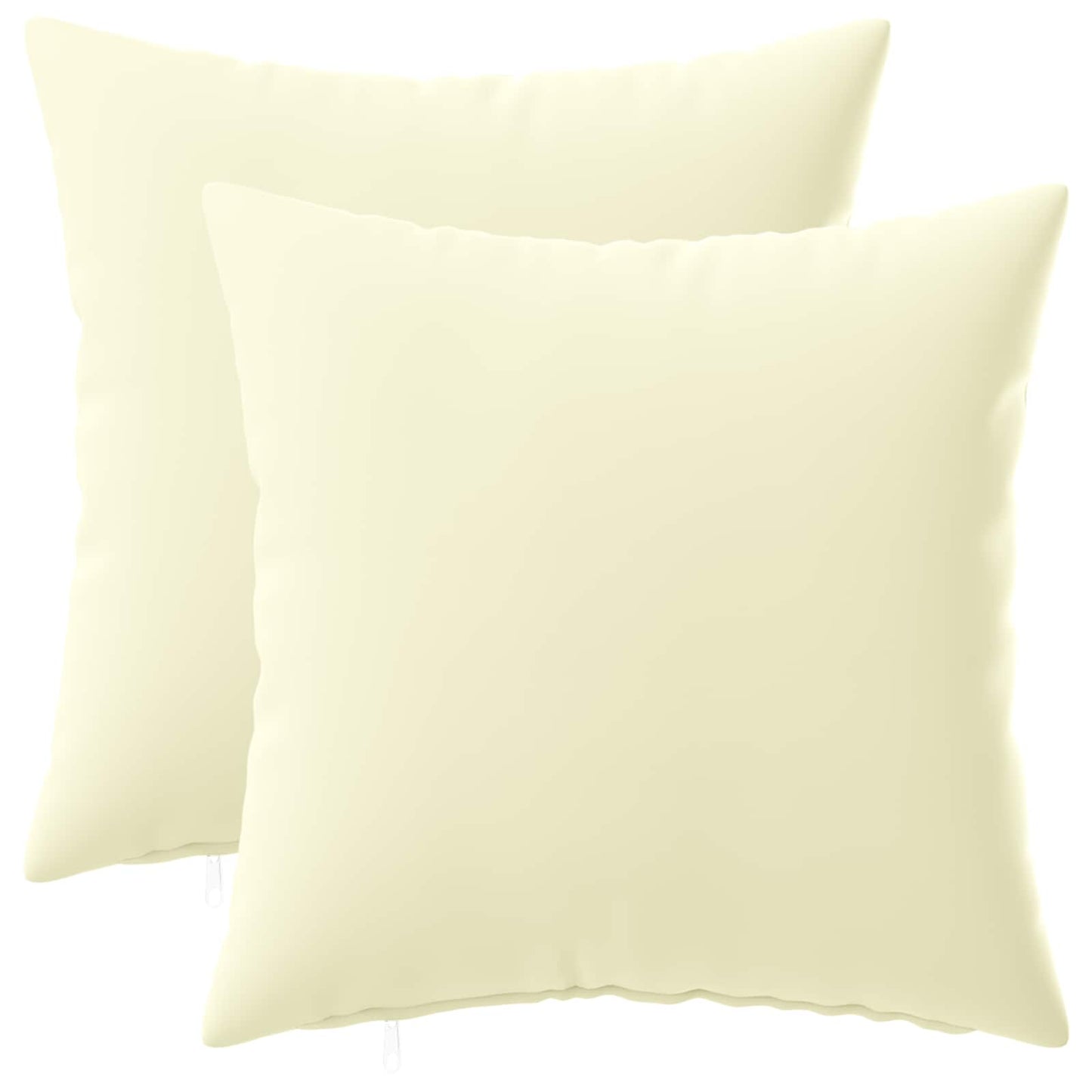 Pudebetræk 2 pcs HEERLEN Cremefarvet 35 x 35 cm Polyester