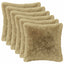 Pudebetræk 6 pcs HEERLEN Lys grøn 35 x 35 cm PV Fleece