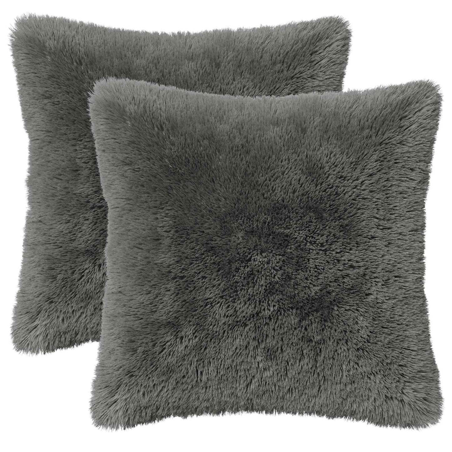 Pudebetræk 2 pcs HEERLEN Lysegrå 35 x 35 cm PV Fleece