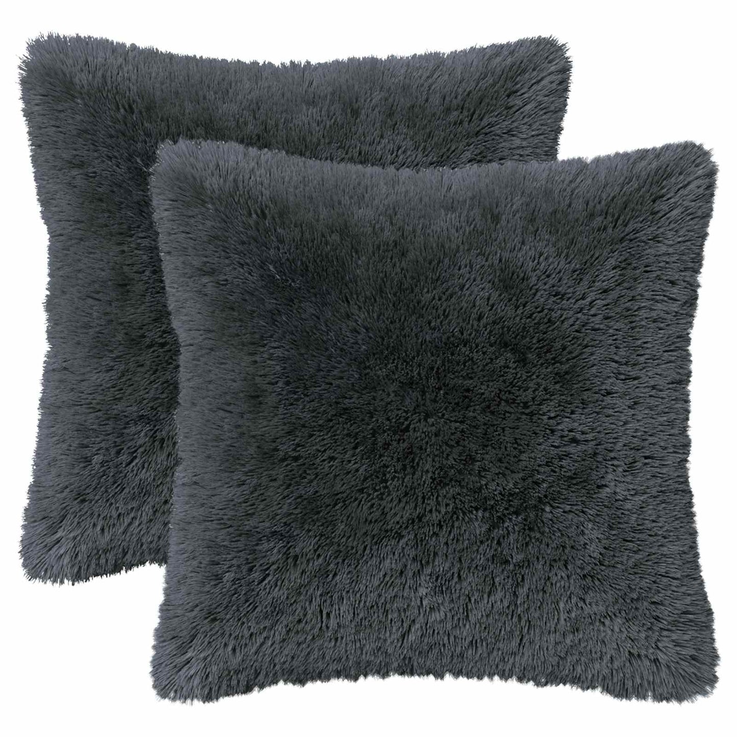 Pudebetræk 2 pcs HEERLEN Antracit 35 x 35 cm PV Fleece