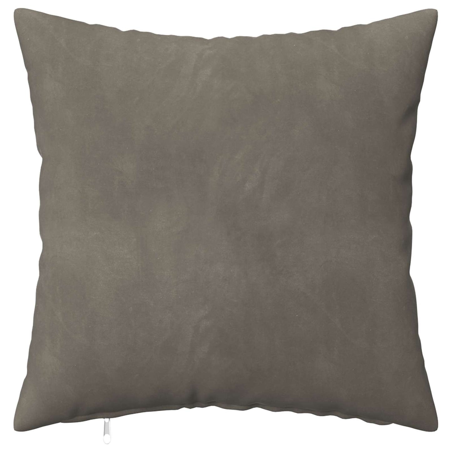 Pudebetræk 12 pcs HEERLEN Lysegrå 40 x 40 cm Fløjl