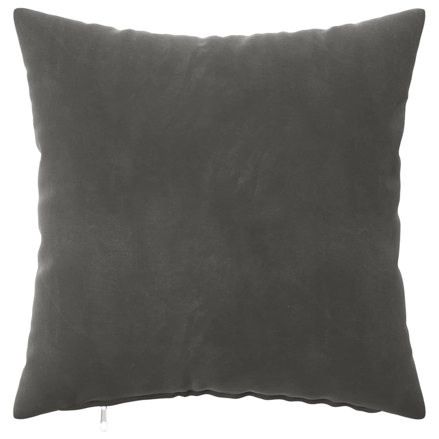 Pudebetræk 12 pcs HEERLEN Mørkegrå 40 x 40 cm Fløjl