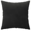 Pudebetræk 2 pcs HEERLEN Sort 40 x 40 cm Fløjl