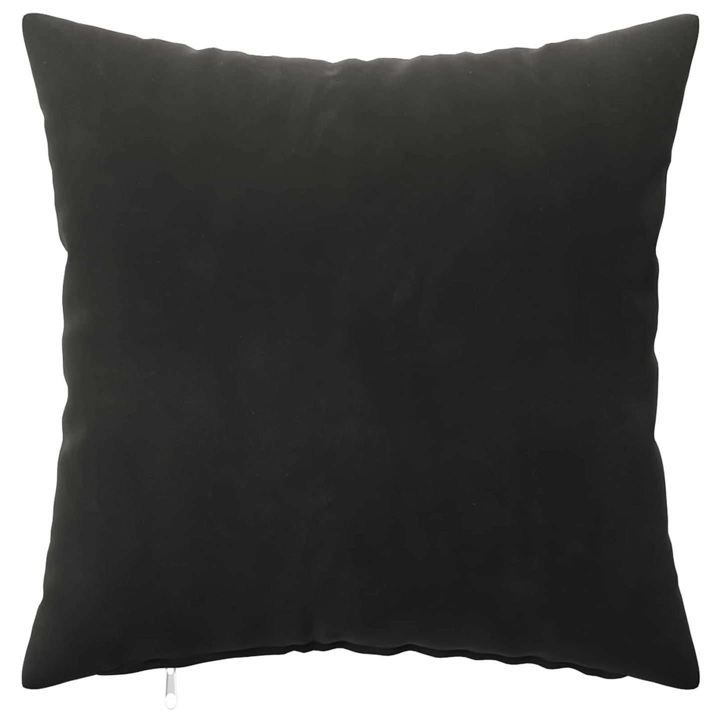 Pudebetræk 2 pcs HEERLEN Sort 40 x 40 cm Fløjl