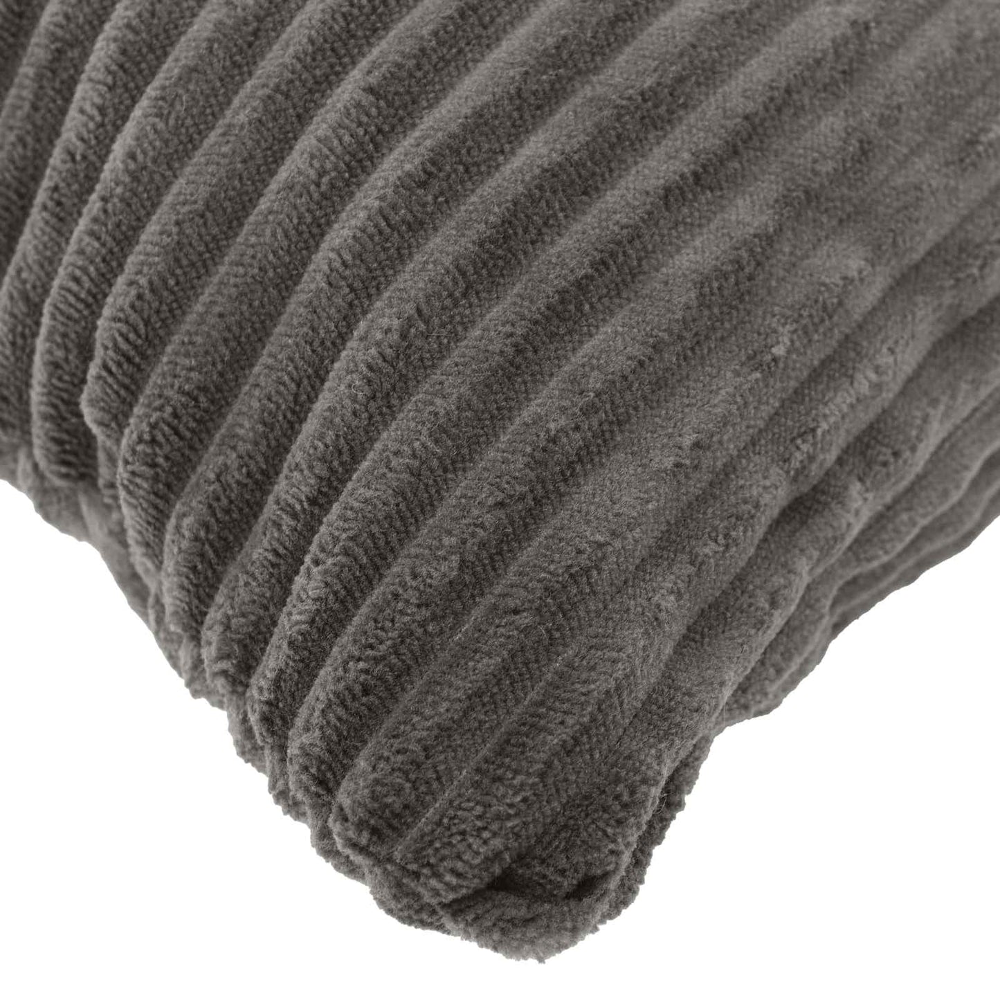 Pudebetræk 6 pcs HEERLEN Mørkegrå 40 x 40 cm cordfløjl