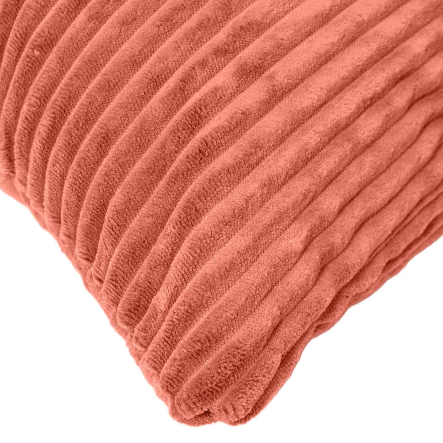 Pudebetræk 12 pcs HEERLEN Rød orange 40 x 40 cm cordfløjl