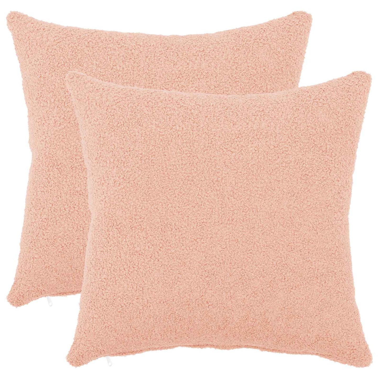 Pudebetræk 2 pcs HEERLEN Lyserød 40 x 40 cm Bouclé