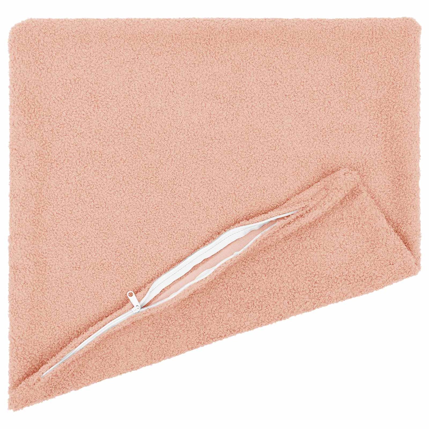 Pudebetræk 12 pcs HEERLEN Lyserød 40 x 40 cm Bouclé