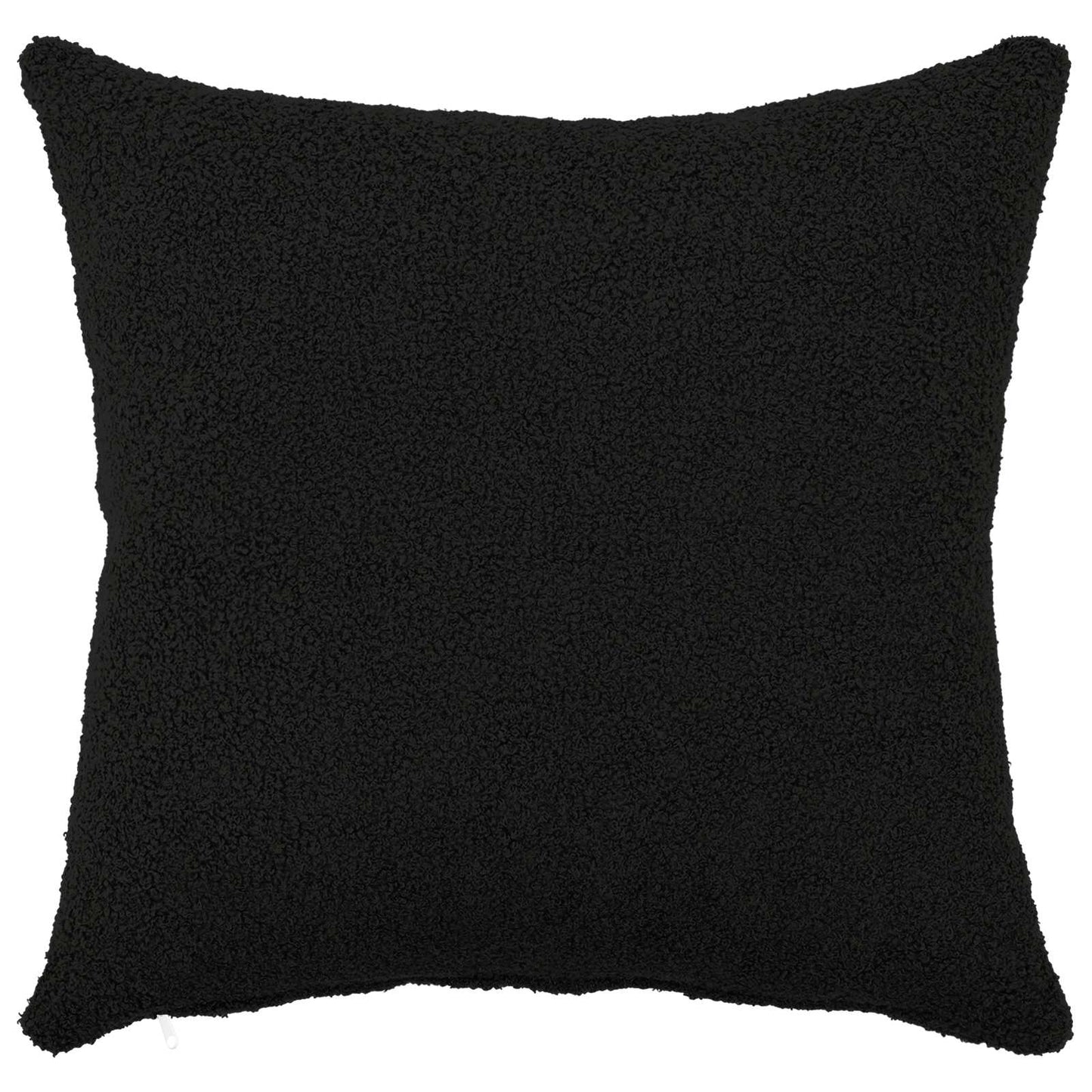 Pudebetræk 6 pcs HEERLEN Sort 40 x 40 cm Bouclé
